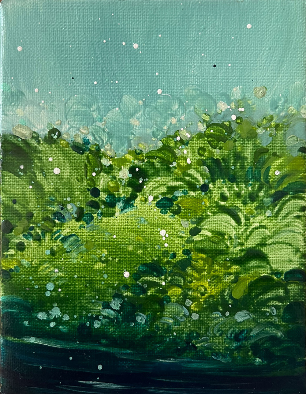 黃品玲_小風景 No.10 Small Scene No.10_油彩、畫布_18×14cm_2024