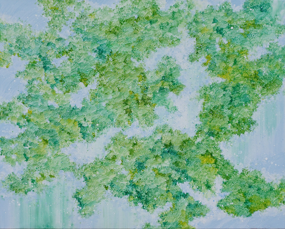 黃品玲_光影的呢喃 No.12 Whispers of the Dappled Light No.12_油彩、畫布_130×162cm_2025