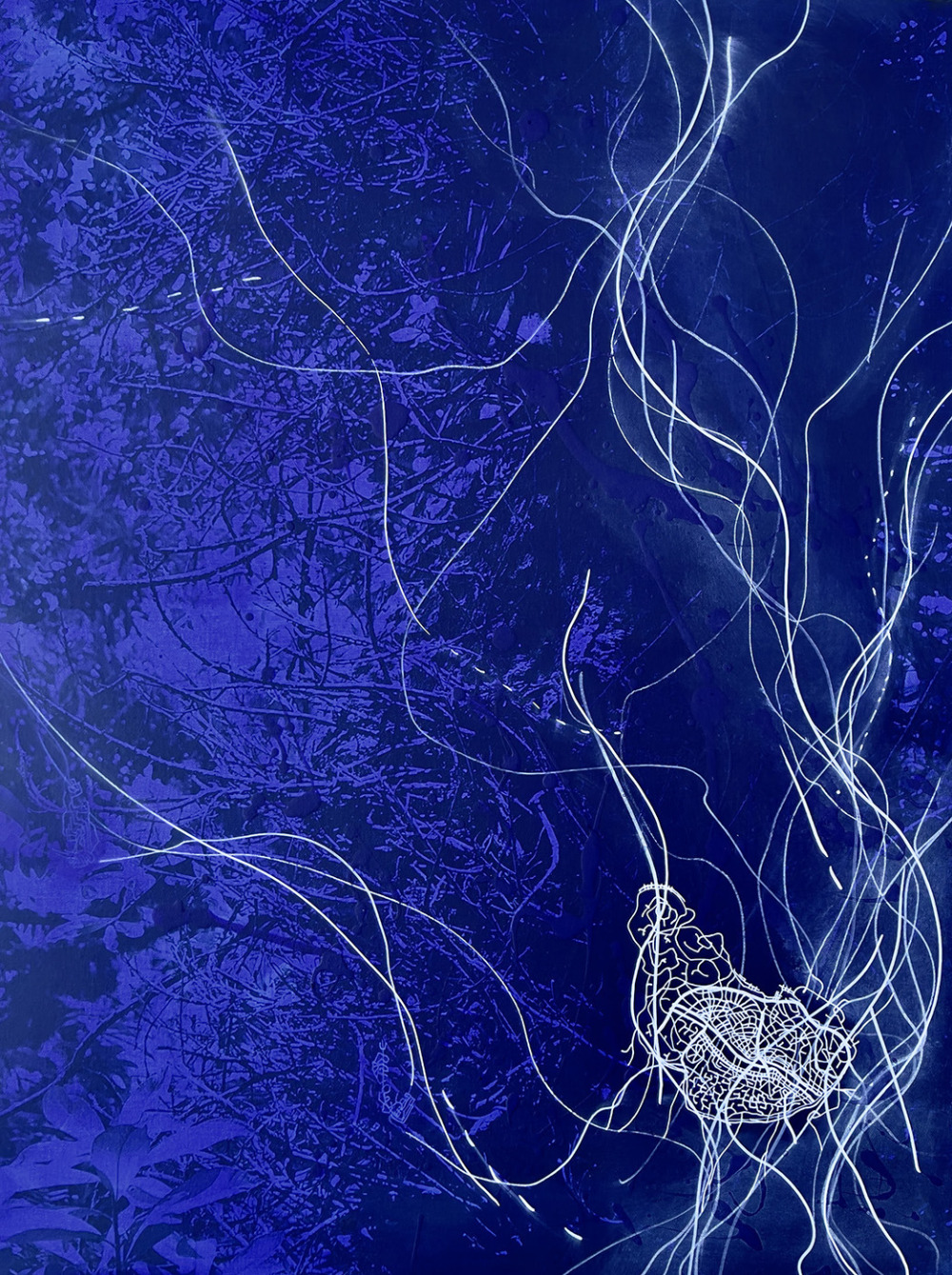 陳美岑_Utopia I_acrylic & chalk on canvas_80x60cm_2024